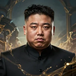 portrait of kim - jong un as a spellcaster, league of legends amazing splashscreen artwork, gears of war, splash art, natural light, elegant, photorealistic facial features, intricate, fantasy, detailed face, atmospheric lighting, anamorphic lens flare, cinematic lighting, league of legends splash art, hd wallpaper, ultra high details by greg rutkowski