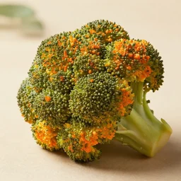 orange colored broccoli