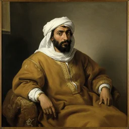 frans hals painting of bedouin man,
