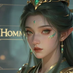 a close - up fairy face, in a concept art of main menu loading screen background. for chinese russian fantasy mmorpg homm 6. by a freelance artist, artstation, behance