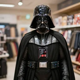 I saw darth vader shopping yesterday