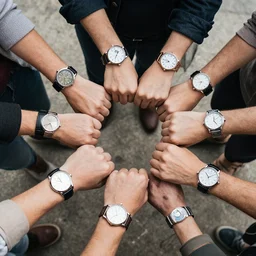a world where wristwatches have replace people