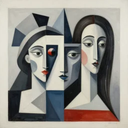 an extremely high quality hd surrealism painting by a much more skilled version of kandinskypicasso and salvia dali the fourth, 8k, clear shapes, defined edges, ultra realistic, super realistic,