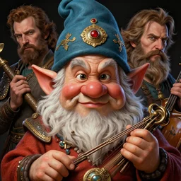 an epic portrait of dwarf god of music by stanley artgerm lau, diego gisbert llorens, mark brooks, charlie bowater, very detailed face, insanely detailed and intricate, vivid and vibrant, highly detailed, cinematic lighting, concept art, artstation