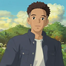 will smith anime style, artwork by cushart, krenz, studio ghibli