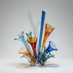 beautiful glass sculpture in style of dale chihuly, trending on artstation