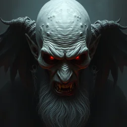 portrait of the unseen elder, evil very old vampire