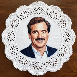 embroidered nathan fielder doily
