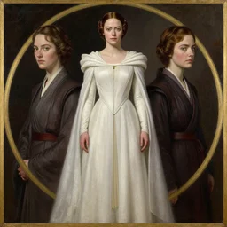 emma stone as princess leia in star wars, by magali villeneuve and william bouguereau, detailed, elegant, symmetry