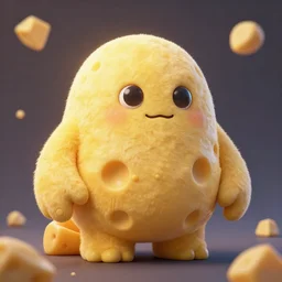 giant moon cheese monster, 8 k, depth of field, 3 d, art by artgerm and greg rutkowski