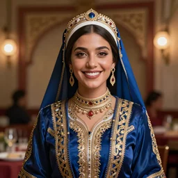 incredibly realistic, too detailed portrait of a caricature of the moroccan waitress in nineteenth century france, centered portrait, octane render, bump mapping, global illumination, unreal engine 5, 8 k, bokeh, d & d digital art, mark ryden, rob gonsalves