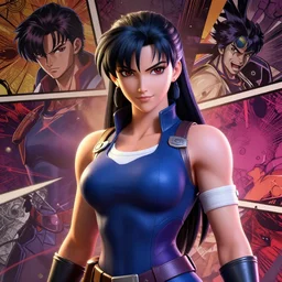 portrait of jin kazama, mattepainting concept blizzard pixar maya engine on stylized background splash comics global illumination lighting artstation lois van baarle, ilya kuvshinov, rossdraws