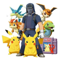pokemon : call of duty animal star valley resident evil vaporeons mystery dungeon ( nintendo 6 4 ) ps 1 sony playstation 1 resolution screenshot resident eevee camping fighting giant espeon maid evil sisters pokemon final low poly