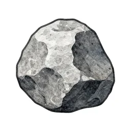 halite rock illustration grainy