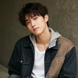 a moderately handsome rebellious hot young guy, 2 0 2 8 photo