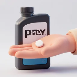 hand holding a pill, 3 d octane render, v ray collection, nvidia, artstation, realistic, detailed digital art.