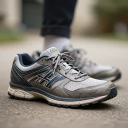 high quality photo of running shoes victorian era , photography 4k, f1.8 anamorphic, bokeh, 4k, Canon, Nikon