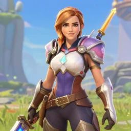 in-game screenshot of Emma Watson as an Overwatch hero