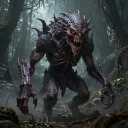 lovecraftian horror monster, epic, detailed, 4k, realistic, trending on artstation