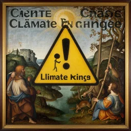 old renaissance painting warning of climate change doomsday