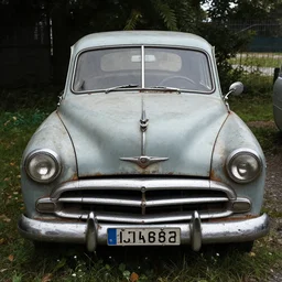 a shabby old car
