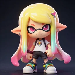 portrait of a splatoon idol