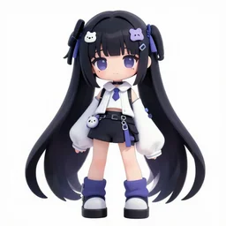 brutalist, kawaii anime, chronobreaker, brutalism, anime girl character design