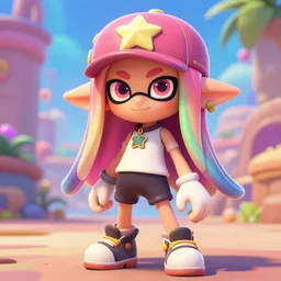 inkling girl from Splatoon