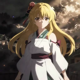 suwako moria from touhou, anime