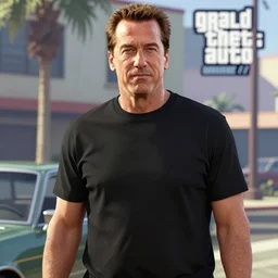 arnold schwarzenegger as a gta 5 character