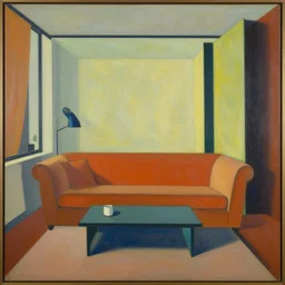 a painting in the style of streamline moderne and in the style of liam wong.