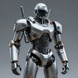 photograph of a futuristic robot soldier.  Extremely detailed. 8k