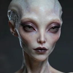 face of an extraterrestrial mistress, portrait, high detail, ultra detailed, smooth, sharp focus, concept art, science fiction, hd, by giger, by bruce pennington