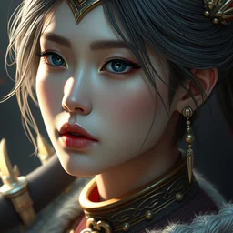 a masterpiece portrait of nezha, highly detailed, d & d, fantasy, highly detailed, digital painting, trending on artstation, concept art, sharp focus, illustration, global illumination, ray tracing, realistic shaded, art by artgerm and greg rutkowski and fuji choko and viktoria gavrilenko and hoang lap