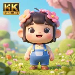 spring cute, illustration, digital art, inspired bycory loftis sharp, masterpiece, highly detailed, photorealistic, octane render, 8 k, unreal engine 5, trending on artstation, vivid colors