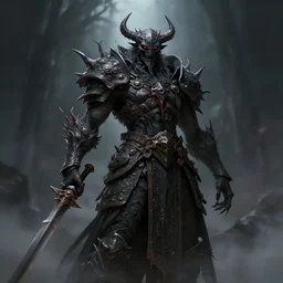A stunning digital portrait of a horrid darksouls boss, unique design, digital art
