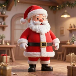 Santa\'s Workshop by John grenadier, Octane render, hyper realism, Detailed, 8k, Glossy, cinematic