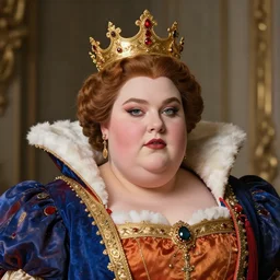 detailed portrait of a chubby queen | Dorian Cleavanger