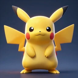 colourful caricature - 3 d vfx art - of a pokemon, art style by james jean & hsiao - ron cheng, character concept art, unreal engine render, digital illustration, sharp, intricate detail, volumetric light, ray tracing, soft light, symmetric, pinterest, artstation, behance,