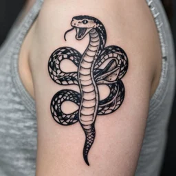 tattoo design of a snake showing internal organs, simple, stylish, black, beautiful, lucid, stencil, ink, 4 k, 8 k
