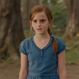 Movie still of Emma Watson in The Moomins