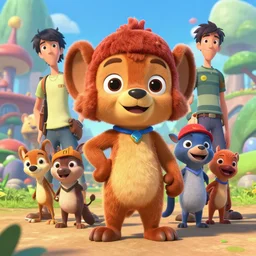 hero world chip'n dale : rescue rangers, behance hd by jesper ejsing, by rhads, makoto shinkai and lois van baarle, ilya kuvshinov, rossdraws global illumination