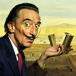 4, in the style of dali