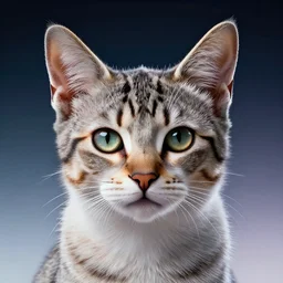 retrofuturistic portrait of a kitten, gradient space graphics in background, close up, quint buchholz, wlop, dan mumford, artgerm, liam brazier, peter mohrbacher, raw, featured on artstation, octane render, cinematic, elegant, intricate, 8 k