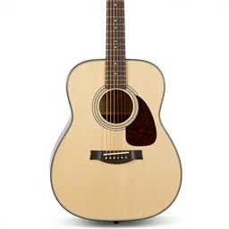 glass acoustic guitar, 8k product photo, isolated on a pure white background, centered, entire object in frame, sharp focus, soft studio lighting