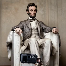 abraham lincoln is producing electronic music