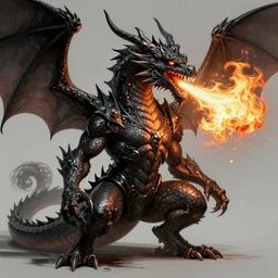 fire breathing dragon, Leonardo, marvel, dark, intricate, highly detailed, smooth, artstation, digital illustration by Ruan Jia, Mandy Jurgens, Artgerm and Wayne Barlowe, Greg Rutkowski, Zdislav Beksinski
