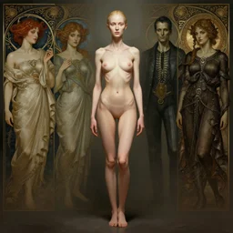 wide angle full body portrait of Ripley, a perfect face and perfect body, thin waist, hips, intricate, single face, highly detailed, digital painting, artstation, concept art, smooth, sharp focus, illustration, Unreal Engine 5, 8K, art by artgerm and greg rutkowski and alphonse mucha and david cronenberg and h.r. giger