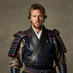 Tom Brady as Japanese Samurai in the 1800s, portrait, upper body