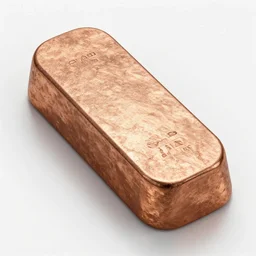 oxidized copper ingot texture material, high definition, high detail, 8k, photorealistic